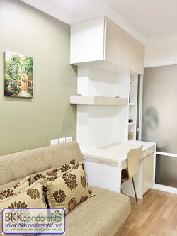 ให้เช่าคอนโด ลุมพินี พาร์ค พระราม 9–รัชดา พื้นที่ 26 ตรม. 1 ห้องนอน เช่า 14,000 บ/ด