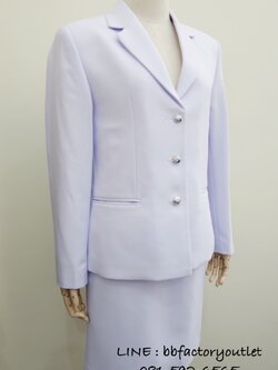 ชุดปกติขาวแบงแบง (คอแบะ) ผู้หญิง (เสื้อ+กระโปรง) by BANG BANG