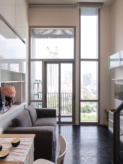 ให้เช่าคอนโด แอชตัน มอร์ฟ 38 พื้นที่ 35 ตร.ม. 1 ห้องนอน (ดูเพล็กซ์) เช่า 25,000 บ/ด