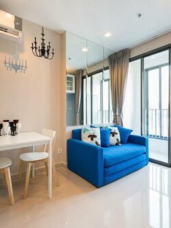 ให้เช่า/ขาย ไอดีโอ โมบิ พระราม 9 31 ตร.ม. 1 ห้องนอน ให้เช่า 15,000 บ/ด ขาย 4.5 ล.