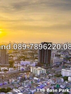 ให้เช่าคอนโด เดอะ เบส พาร์ค เวสต์ พื้นที่ 27 ตร. ม. 1ห้องนอน เช่า 13,500 บ/ด