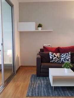 ให้เช่าคอนโด เดอะ ทรัสต์ เรสซิเด้นซ์ รัชดา-พระราม 3 29.35 ตร.ม. 1 ห้องนอน เช่า 9,000 บ/ด