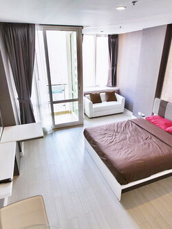 ให้เช่าคอนโด ทีซี กรีน พระราม 9 ตึก A ชั้น 1X พื้นที่ 30 ตร.ม. สตูดิโอ เช่า 12,000 บ/ด