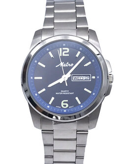 Metro นาฬิกาข้อมือผู้ชายสแตนเลสสตีล รุ่น 8327M-SBL