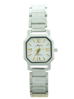 นาฬิกาข้อมือผู้หญิงแบรนด์ Metro รุ่น 28404L-SW