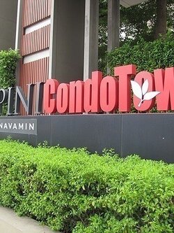 ให้เช่าลุมพินี คอนโดทาวน์ รามอินทรา-นวมินทร์ พื้นที่ 21 ตร.ม. สตูดิโอ เช่า 6,500 บ/ด