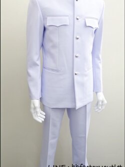 ชุดปกติขาว (คอตั้ง) ผู้ชาย (เสื้อและกางเกง) by BANG BANG