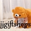 ผ้าคลุมไหล่มีฮู้ด ลายริลัคคุมะ Rilakkuma ขนาดกว้าง 65 ยาว 140 cm