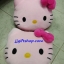 หมอนรองคอในรถลายคิตตี้ Hello Kitty 1 แพ็คมี 2 ชิ้น